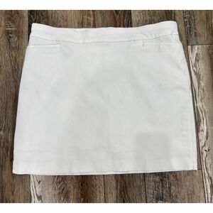 Chico's Pull On Josie Skort Womens 16 Stretch Golf Pickleball Tennis‎ Athleisure